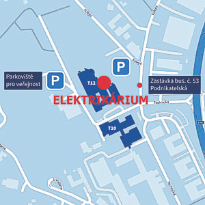 Elektrikarium - mapa