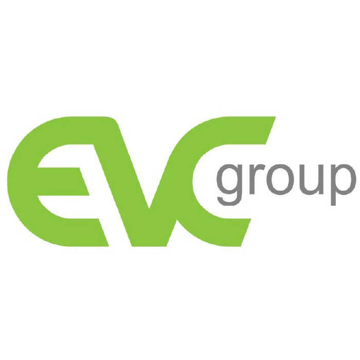 Logo firmy EVC group